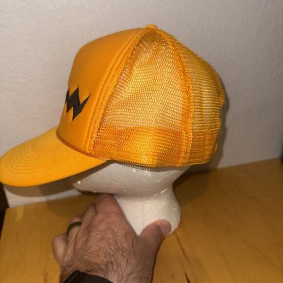 Vintage 80's Charlie Brown Snoopy Cartoon Tv Snapback Mesh Trucker Surf Cap Hat - Picture 4 of 6